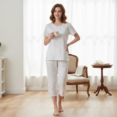 Kadın Kapri Atlet Tshirt Şort ve Bralet 5'li Set BB2418