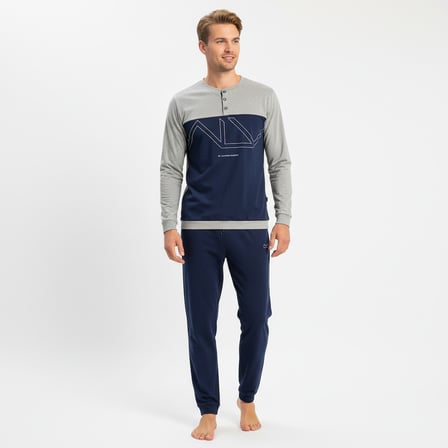 Erkek Pamuklu Bohçalık Ve Çeyizlik 3 Adet 2'li Pijama Takımı BB2234