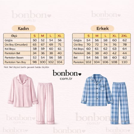 Erkek Pamuklu Bohçalık Ve Çeyizlik 2 Adet 2'li Pijama Takımı BB2223