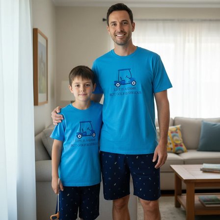 Baba Oğul Pijama Takımı - Ürünler Ayrı Ayrı Satılır, Kombin İçin Ayrı Ayrı Sırayla Sepete Ekleyiniz BB2501