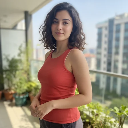 Kadın Basic Kolsuz İçi Yarım Astarlı Tshirt BB2538