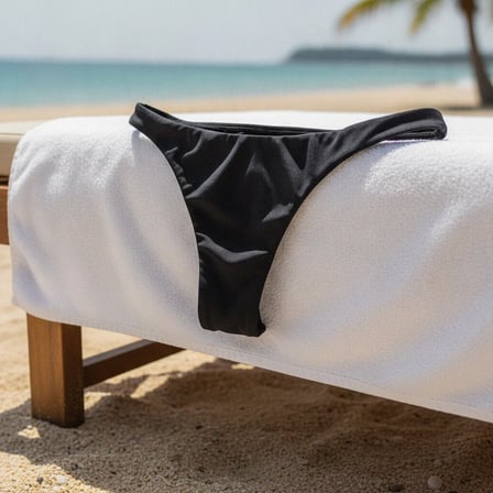 Kadın Plaj Giyim Siyah Renk Bikini Alt BB2568