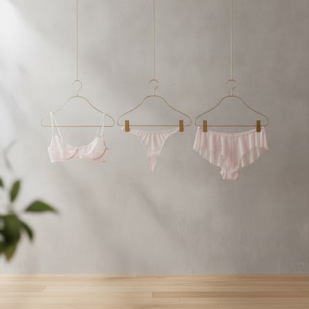 Kadın Tül Transparan Balenli Sütyen, Checky ve String Külotlu 3 lü Paket BB2618