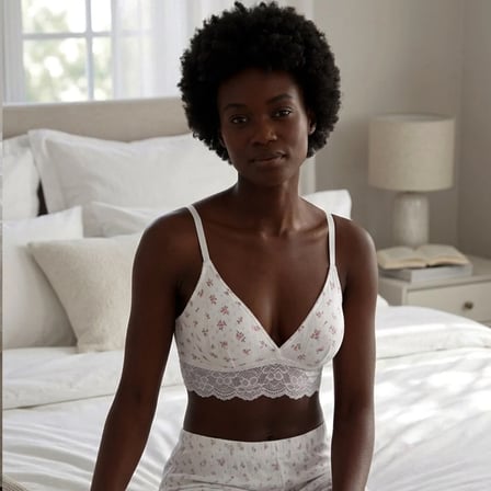 Kadın Giyim Likralı Kumaş Dantel Detaylı Bralet BB2763
