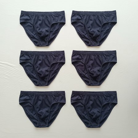 Erkek 6'Lı Paket Lacivert Renk Slip Bb2785