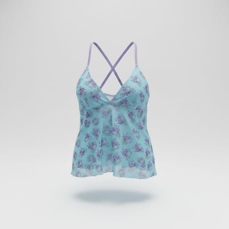 Kadın Çeyizlik Bohçalık Ve Hediyelik Transparan Tül 5'li Paket 5 Renk Babydoll BB2807