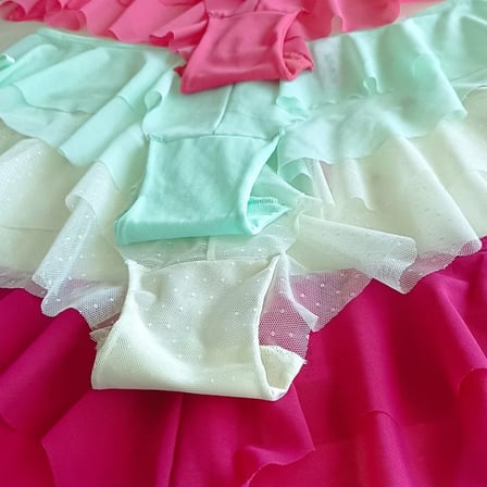 Kadın Çeyizlik Bohçalık Ve Hediyelik 10'lu Paket Sting ve Checky Fuşya Pembe Ekru Yeşil Narçiçeği Renk Külot BB2810