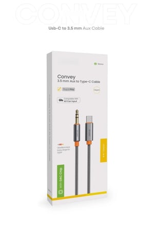 Convey 3.5mm Aux to Type-C Kablo 1 Metre