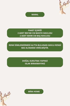 4 Parça Maral Battal%100 Pamuklu Banyo Havlu Takımı 90x160 Cm