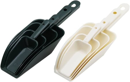Urve Urv-3041 (4Pcs) Ölçü Erzak Kürek Kaşık (Renkli Plastik)*120