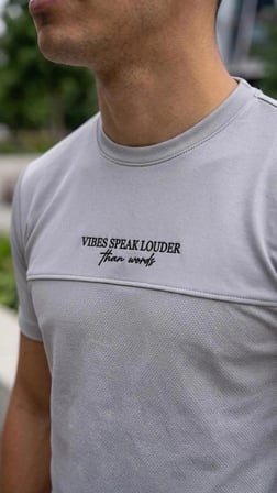yazı baskılı bisiklet yaka 2 iplik %100 pamuk basic t-shirt
