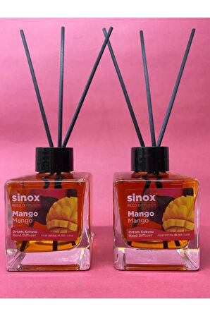 2'li Bambu Çubuklu Mango Oda Ofis Banyo Kokusu 120 Ml