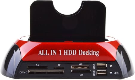 PrimeX PX-385 Harici Usb 2.0 2.5- 3.5 IDE+SATA Hdd + Kart Okuyucu Docking