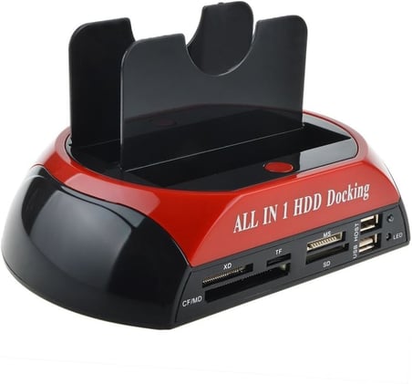 PrimeX PX-385 Harici Usb 2.0 2.5- 3.5 IDE+SATA Hdd + Kart Okuyucu Docking