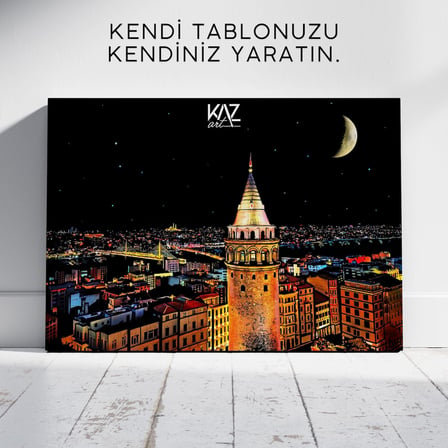 Kazıma Sanatı - GALATA KULESİ SETİ 2 Kalem Dahil