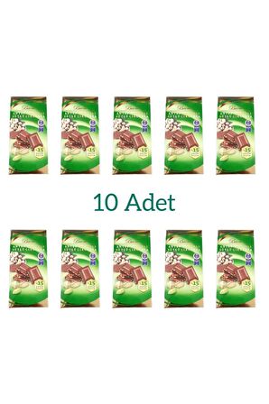 Buono ANTEP FISTIKLI SÜTLÜ TABLET ÇİKOLATA 80 GR 10 LU PAKET