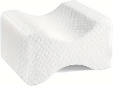 Visco Ortopedik Diz Arası Yastığı – Visco Bacak Destek Minderi | Uyku İçin Ergonomik Yan Yatma Yastığı | Ortopedik Bacak Arası Yastık