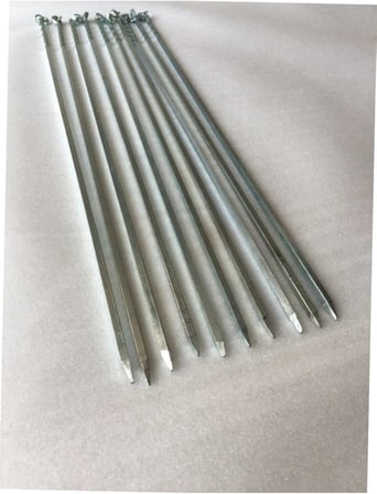 Mobilreyon Kare Patlıcan Ve Tavuk Şiş, Kanat Şiş (Boy:59 Cm,Kalınlık:5 Mm,En:5 Mm)- 6 Adet