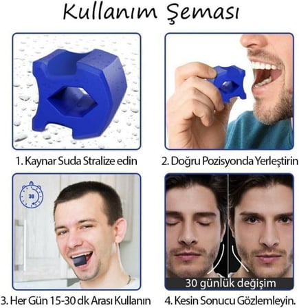 Leyaton Yüksek Kalite Başlangıç Seviye Jawline Balls Çene Egzersiz Topu Sağlıklı Besin Sınıfı Silikon Mavi, Tek Ebat, AA99582FF, MAVİ
