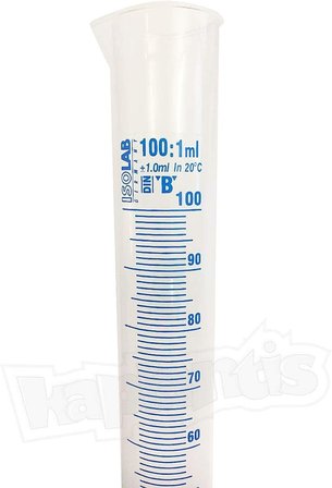 100ml Plastik Mezür Mavi Skala