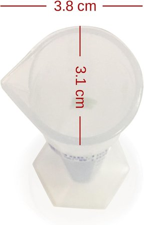 100ml Plastik Mezür Mavi Skala
