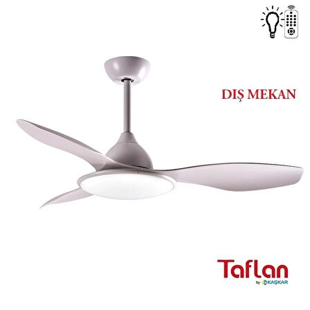 Kaşkar-Taflan F48210 Uzaktan Kum. Lambalı Dış Mekan Tavan Vantilatörü (OUTDOOR)