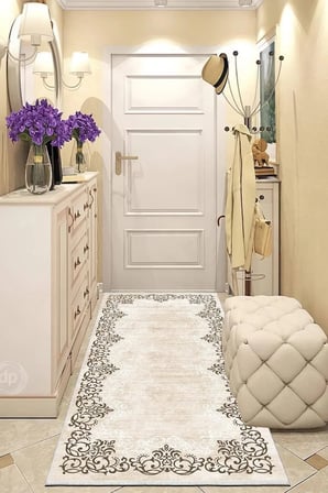Yolluk Halı – Kaymaz Tabanlı, Yıkanabilir, Yumuşak Dokulu, Şık ve Dayanıklı Tasarım (GUGU K