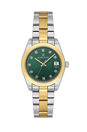 %100 ORJİNAL, FATURALI, 2 YIL GARANTİLİ, Metal Kadın YEŞİL KOL SAATİ