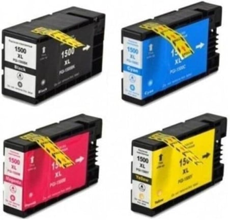 Photo Print Canon Pgı-1500Xl/Maxıfy Mb2050/Mb2150/Mb2155/Mb2350/Mb2750/Mb2755 4 Renk Set Kartuş