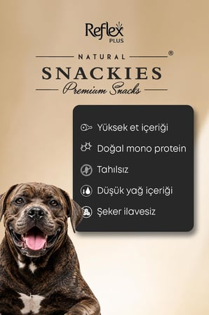 Reflex Snackies Kuzu Küp Kurutulmuş Et Köpek Ödülü 80gr