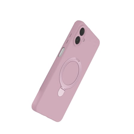 Samsung Galaxy A07 4G Regal Magsafe Standlı Kapak - Açık Pembe