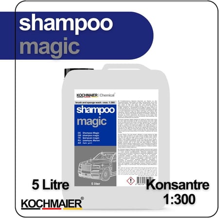 shampoo magic Oto Araç Cilalı Kostiksiz Şampuan Temizleyici Kopüklü Snow Foam Yıkama Konsantre 1:300 (5 Litre/Kg)