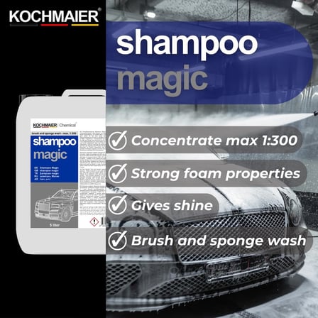 shampoo magic Oto Araç Cilalı Kostiksiz Şampuan Temizleyici Kopüklü Snow Foam Yıkama Konsantre 1:300 (5 Litre/Kg)