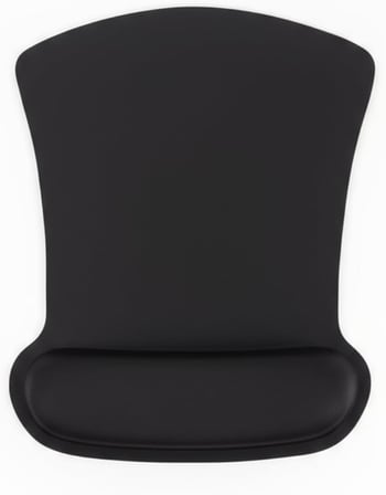 FlexPad Bilek Destekli Konfor Kaymaz Ergonomik Mouse Pad Siyah Siyah