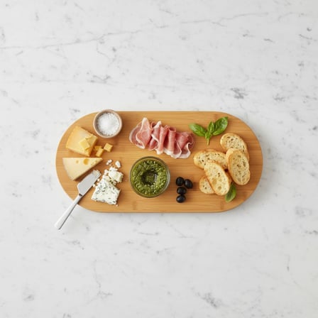 Ayaklı Bambu Sunum Tabakları, Ayaklı Bambu Sunumluk, Kek, Börek, Çörek Ve Çikolata Sunum Tepsisi Yuvarlak Kenarlı Oval Sunumluk (32Xm*12Cm*1,5Cm)