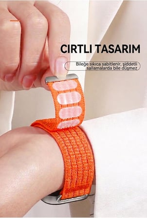 Watch Fit 3 / Fit 4 / Fit 4 Pro/Fit 5 / Fit 5 Pro Uyumlu Hasır Örgü Sportif Kayış Kordon 20 mm