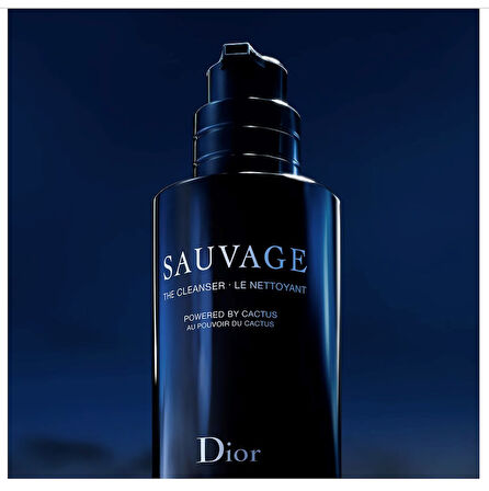 Dior Sauvage The Cleanser - Face Cleanser For Men Black Charcoal And Cactus 125 Ml