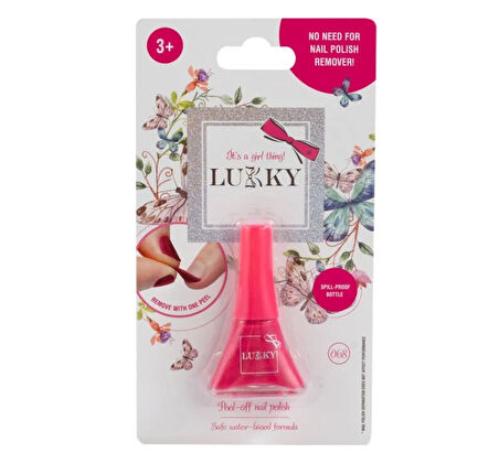 Lukky Soyulabilir Oje - Pembe