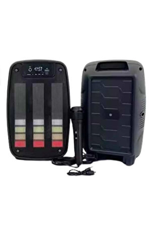 Kablosuz Hoparlör İOS ve Android Uyumlu Şarjlı SD Kart Girişli Bluetooth Hoparlör