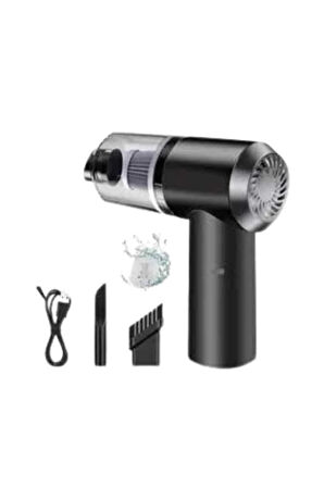 Vakumlu Araç İçi Süpürge Taşınabilir Pratik Şarjlı Temizlenebilir