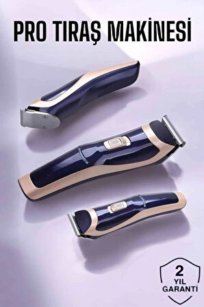 Kablosuz Tıraş Makinesi Hızlı Şarj ve Uzun Süreli Kullanım, Sessiz ve Güçlü Motor