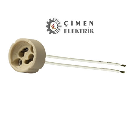 Noas YL91 0010 Gu-10 Ampül Duyu 12Cm Kablolu - Elektrik Tesisatı İçin Kaliteli Kablo