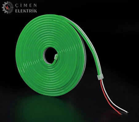 5 Metre NOAS YL42 0125 Dış Mekan 12V Yeşil Neon Hortum Led