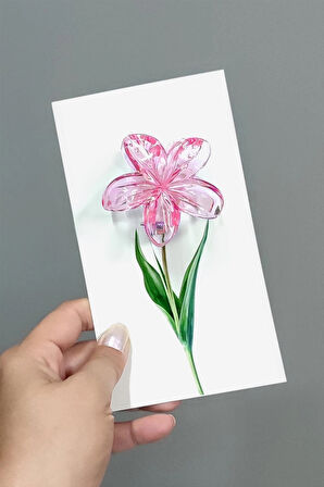 100 Adet Şeffaf Renkli Lotus Toka 6 cm Kına Seti