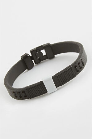 Çift Başlı Kartal Kaliteli Suni Deri Bileklik