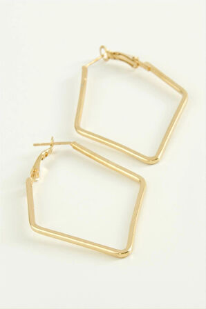 Yıldız Halka Küpe 4 cm