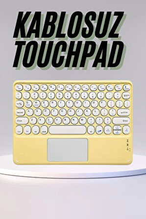 Profesyonel Wifi Q Klavye Bluetooth Klavye Touchpad 10.8 Inç