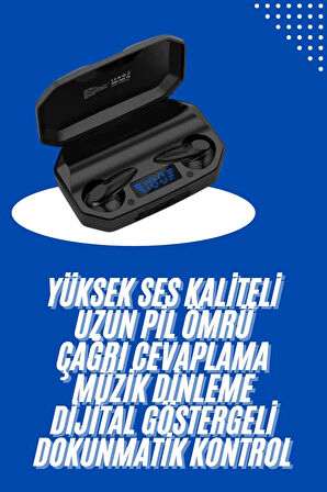 Gaming Kulaklık Bluetooth 5.2 Kablosuz Kulakiçi Rgb Işıklı Çift Mikrofonlu