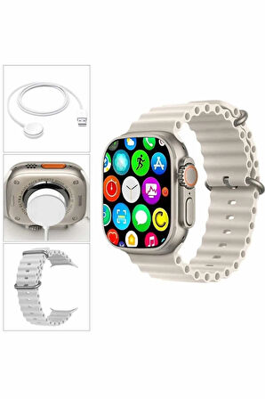 Akıllı Saat Bleutooth Bağlantılı Akıllı Saat Amoled Ekran 49 MM