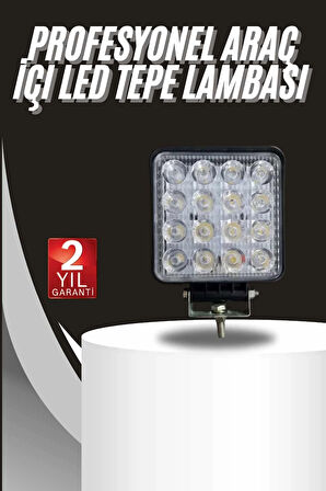 Oto Lamba 10 Led Işık Ayarlanabilir Yüksek Aydınlatmalı Beyaz Far